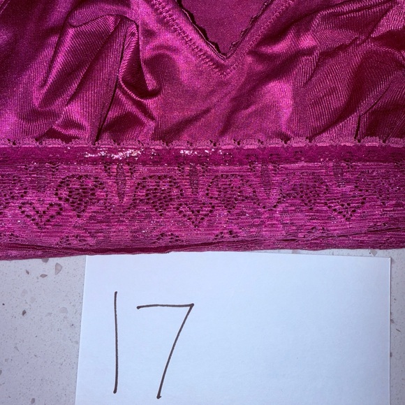 Ruby Ribbon Lace Demiette - Raspberry, size 36 - Picture 2 of 3